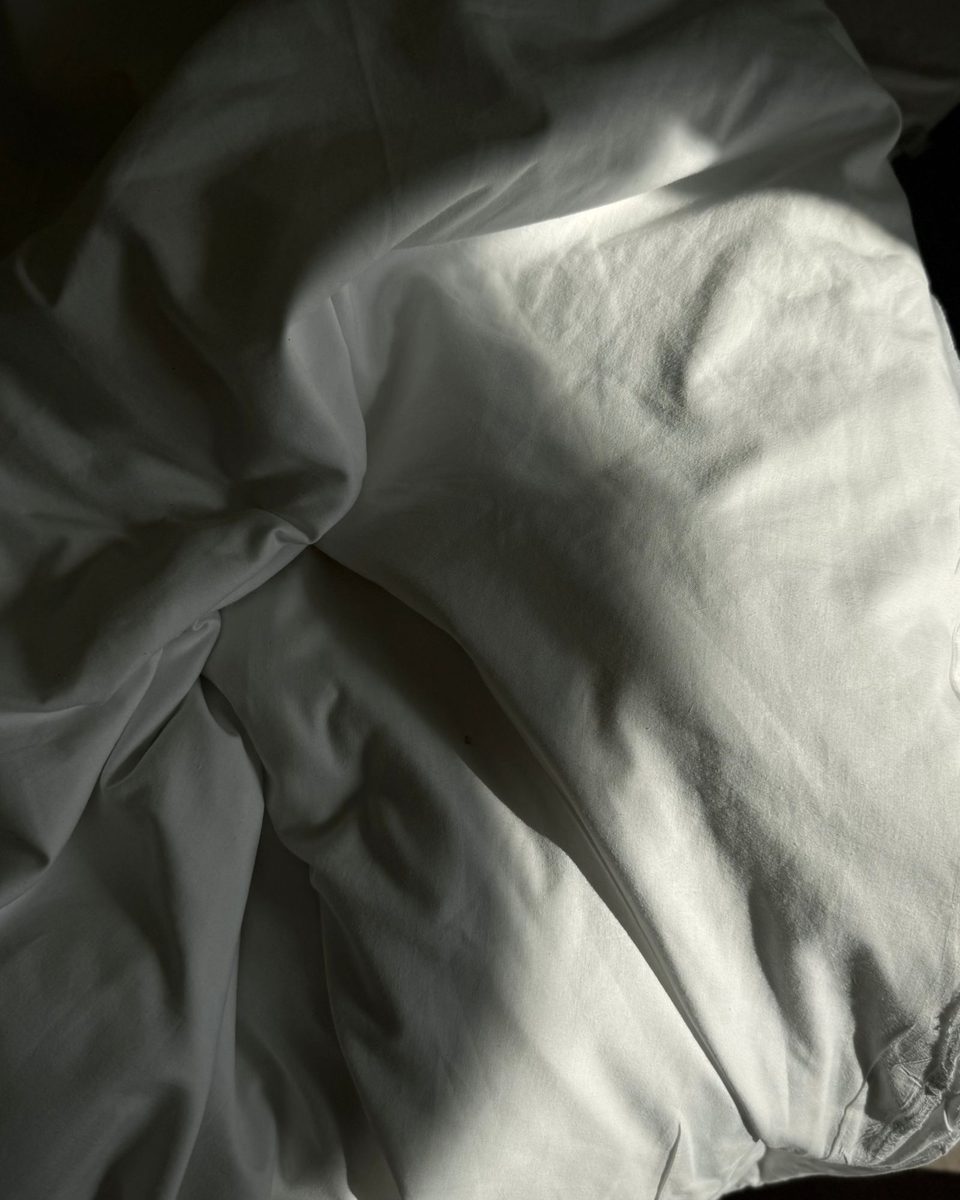 Percale Duvet Cover, White