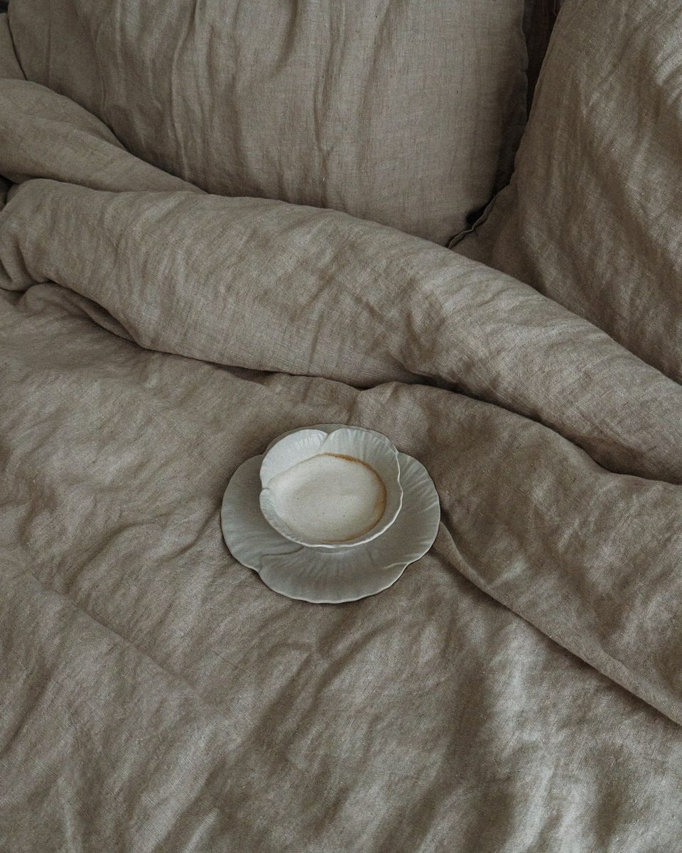Linen Flat Sheet, Natural